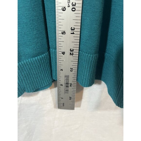 Belle by Kim Gravel Women's Large Knit Long Cardigan Purple And Blue - Picture 6 of 7